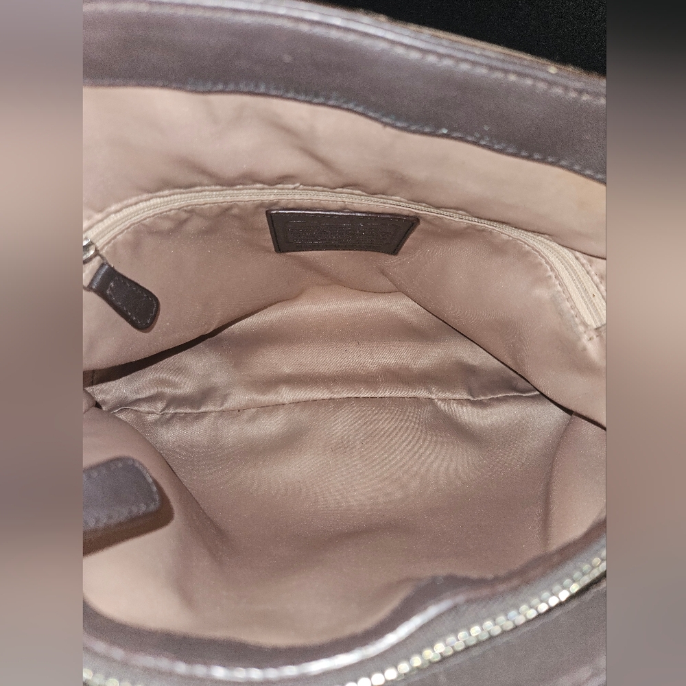 Coach Taupe Snake-Embossed Crossbody Bag - Picture 7 of 14